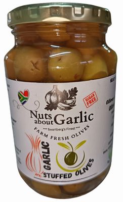 375ml Olives Stuffed with Garlic (Green Olives)