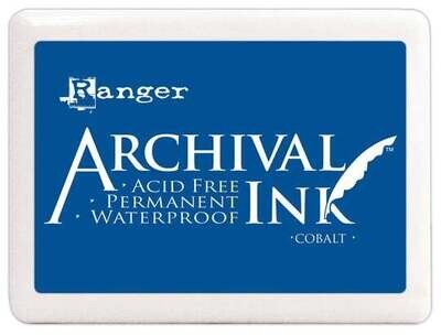Ranger Archival Ink Stempelkissen - Cobalt · Kobaltblau