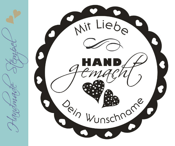 Personalisierter Stempel mit Text: 