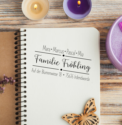 Personalisierter Adressstempel PS-100050 Personalisierter Adressstempel PS-100050