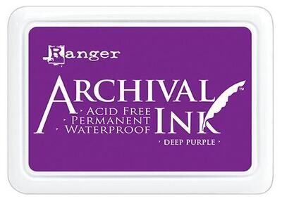 Ranger Archival Ink Stempelkissen - Deep Purple · dunkel Violett