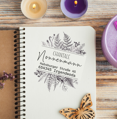 Adressstempel , Stempel mit Adresse, persönlicher Stempel, personalisierter Adressstempel No. PS-100059 Adressstempel , Stempel mit Adresse, persönlicher Stempel, personalisierter Adressstempel No. PS-100059