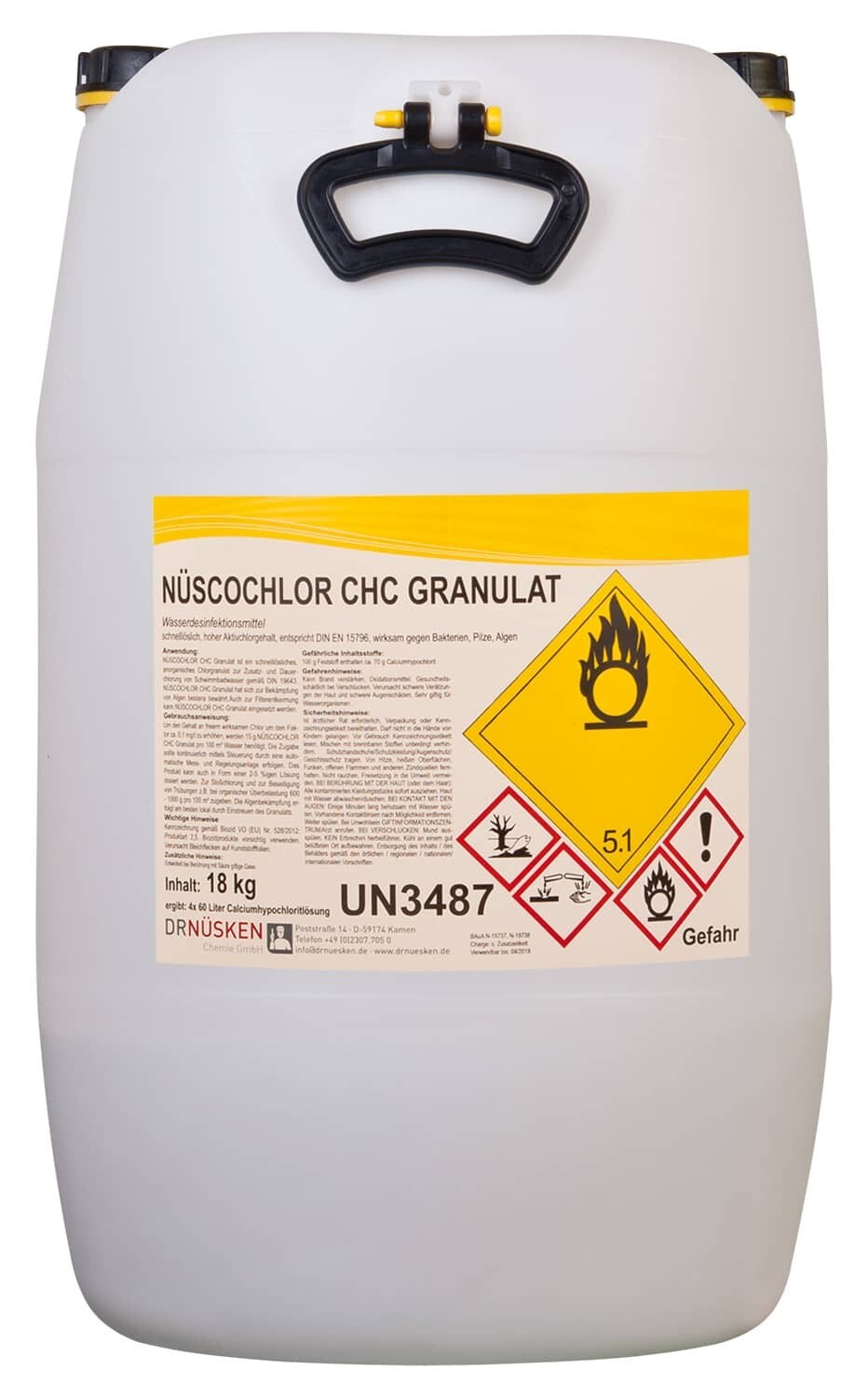 Hypochlorid CHC-Granulat 18 Kg
