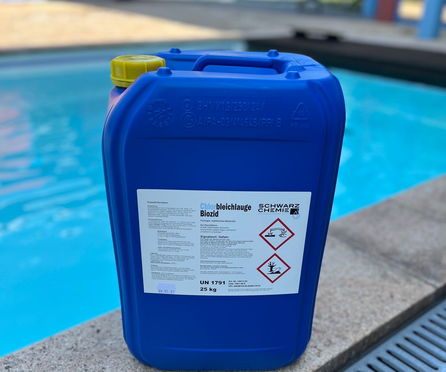 Chlorbleichlauge Biozid 25Kg Kanister
