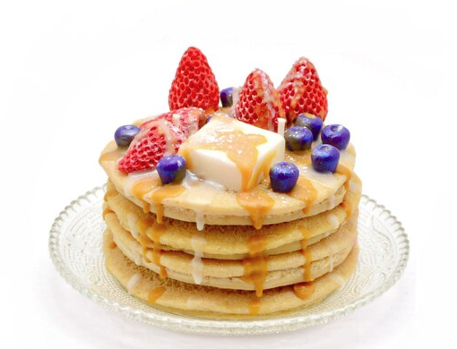 Luxurious Pancakes &amp; Fruit Candle
