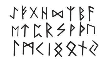 Viking Rune set for Machine Embroidery