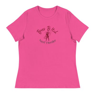 Women&#39;s Relaxed Boss B!tch T-Shirt