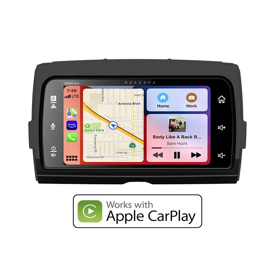 Plug-n-Play Upgrade Headunit for 2014+ Harley Davidson® Touring Motorcycles with Apple CarPlay®, Android Auto