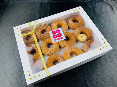 SUGAR COATED DOUGHNUTS BOX OF 12