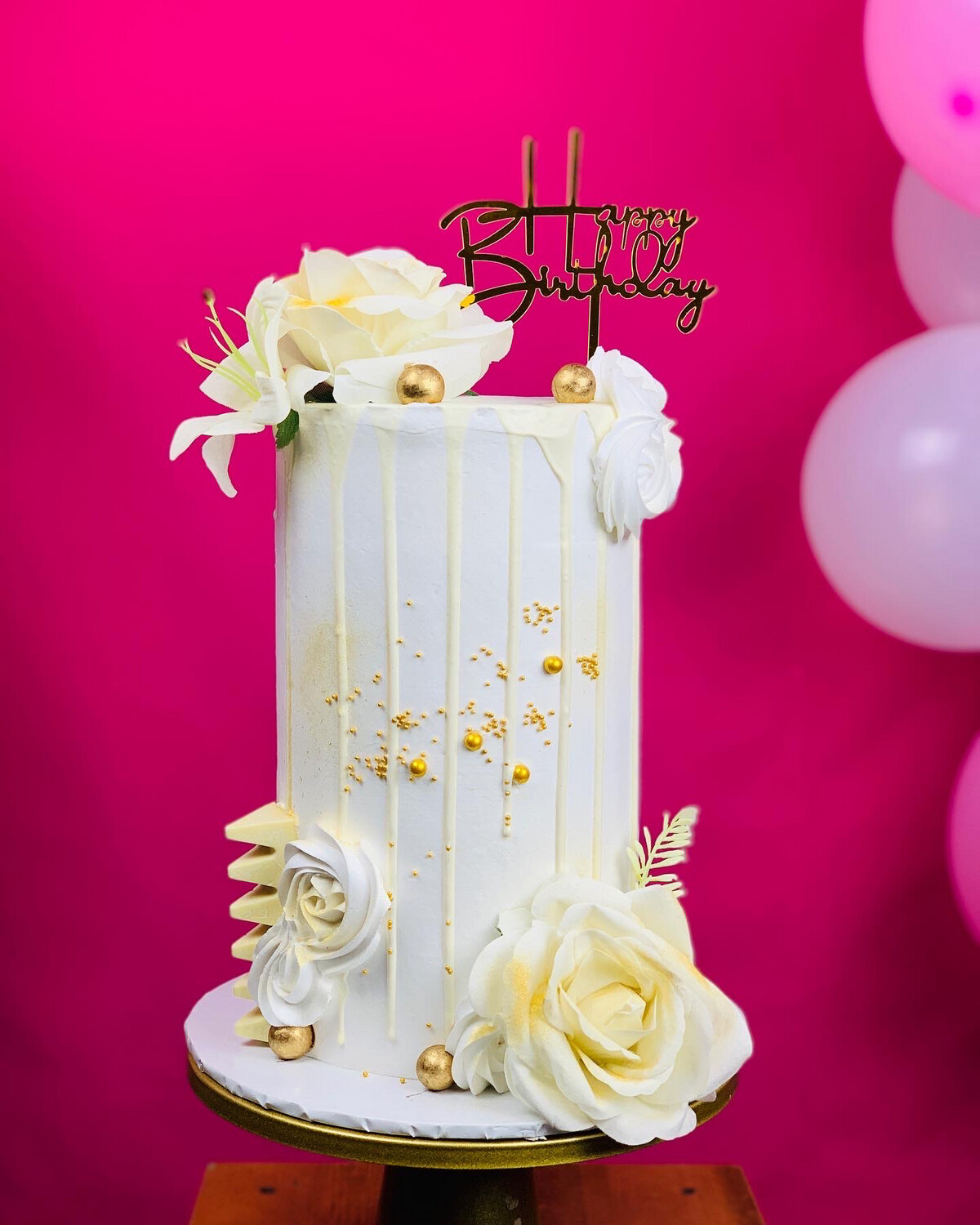 DOUBLE BARREL WHIPPED CREAM CAKE