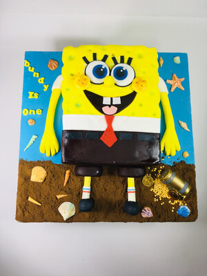 SPONGEBOB THEMED CAKE