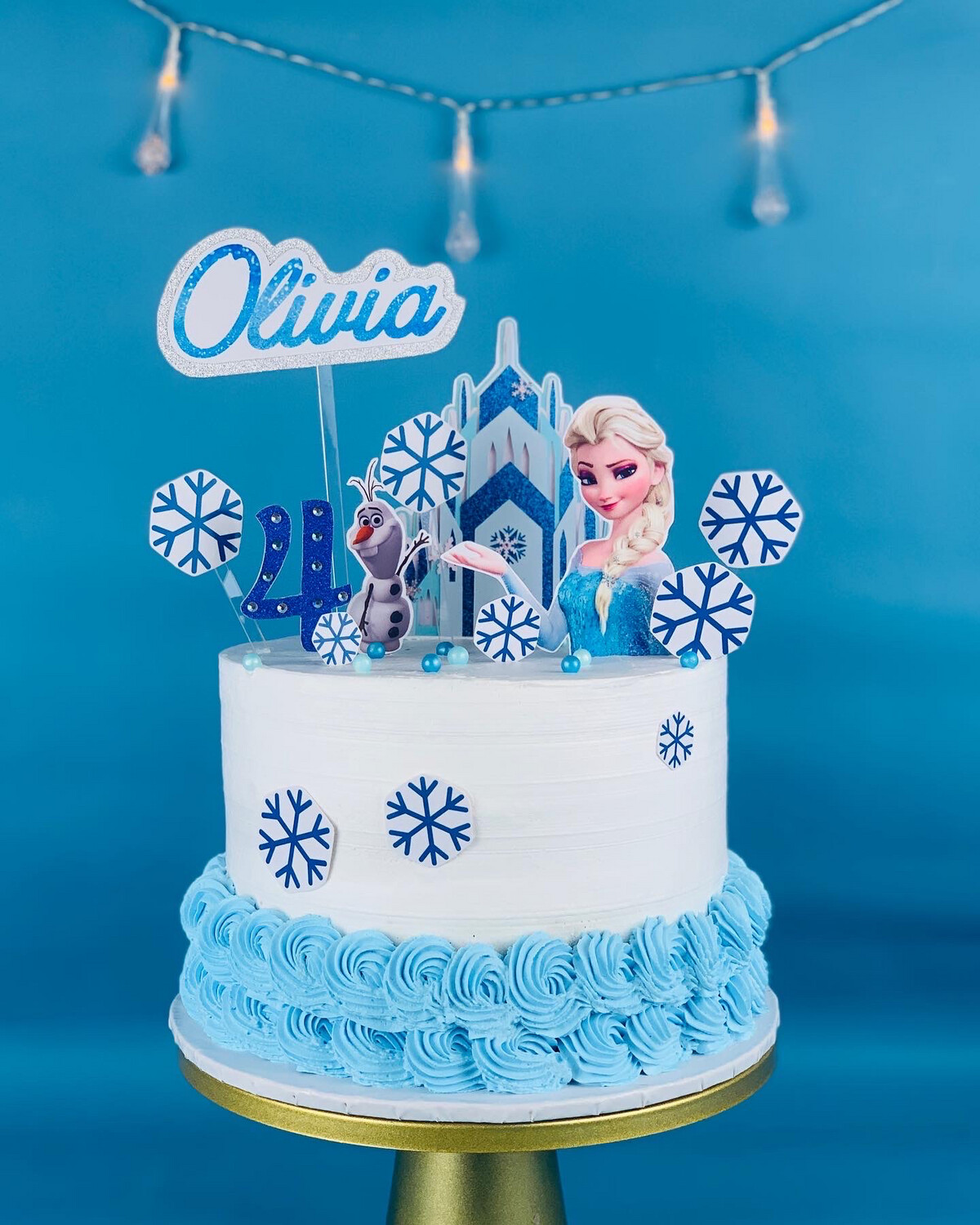 FROZEN THEMED CAKE