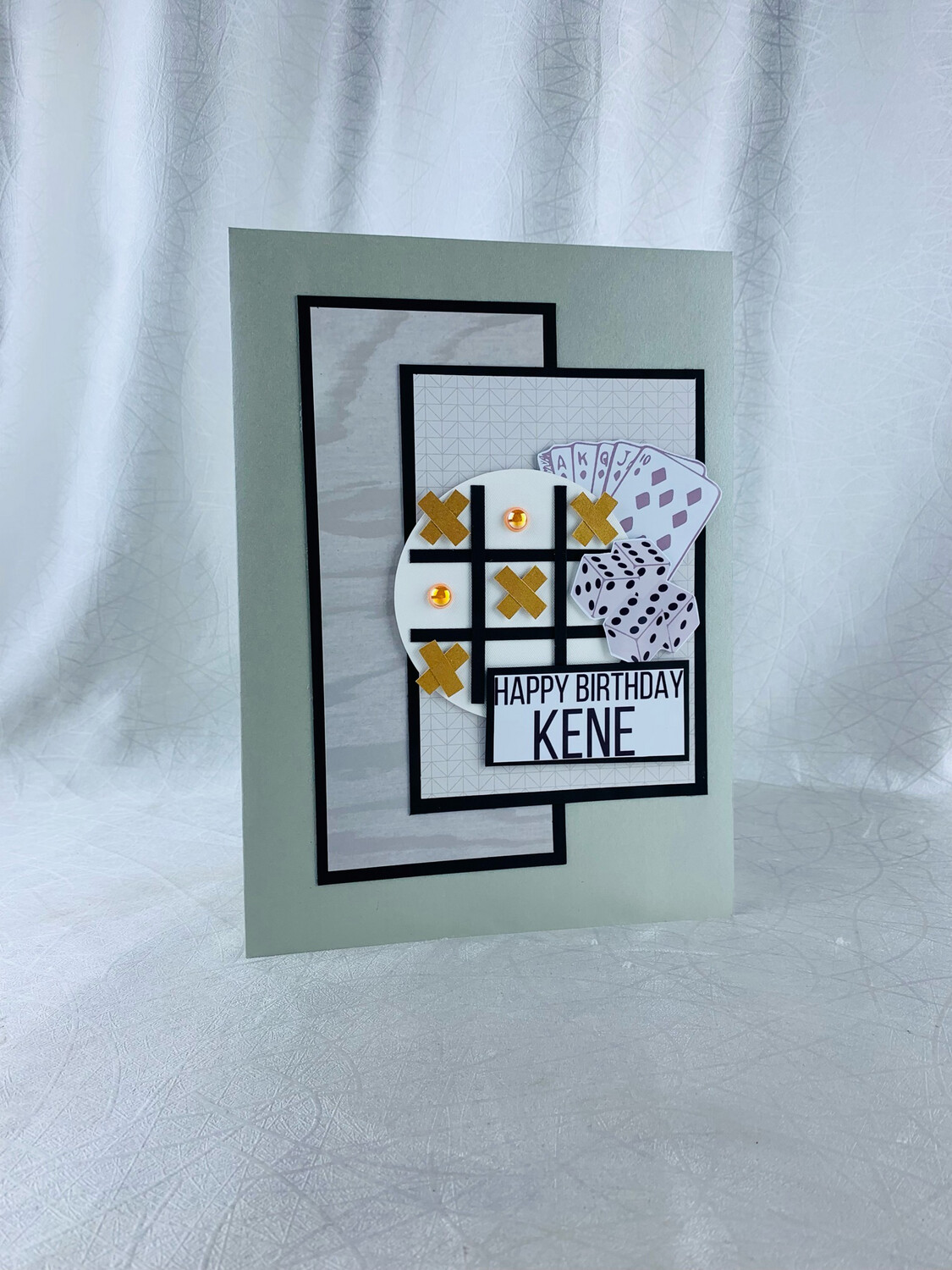 GAMES THEMED BIRTHDAY CARD