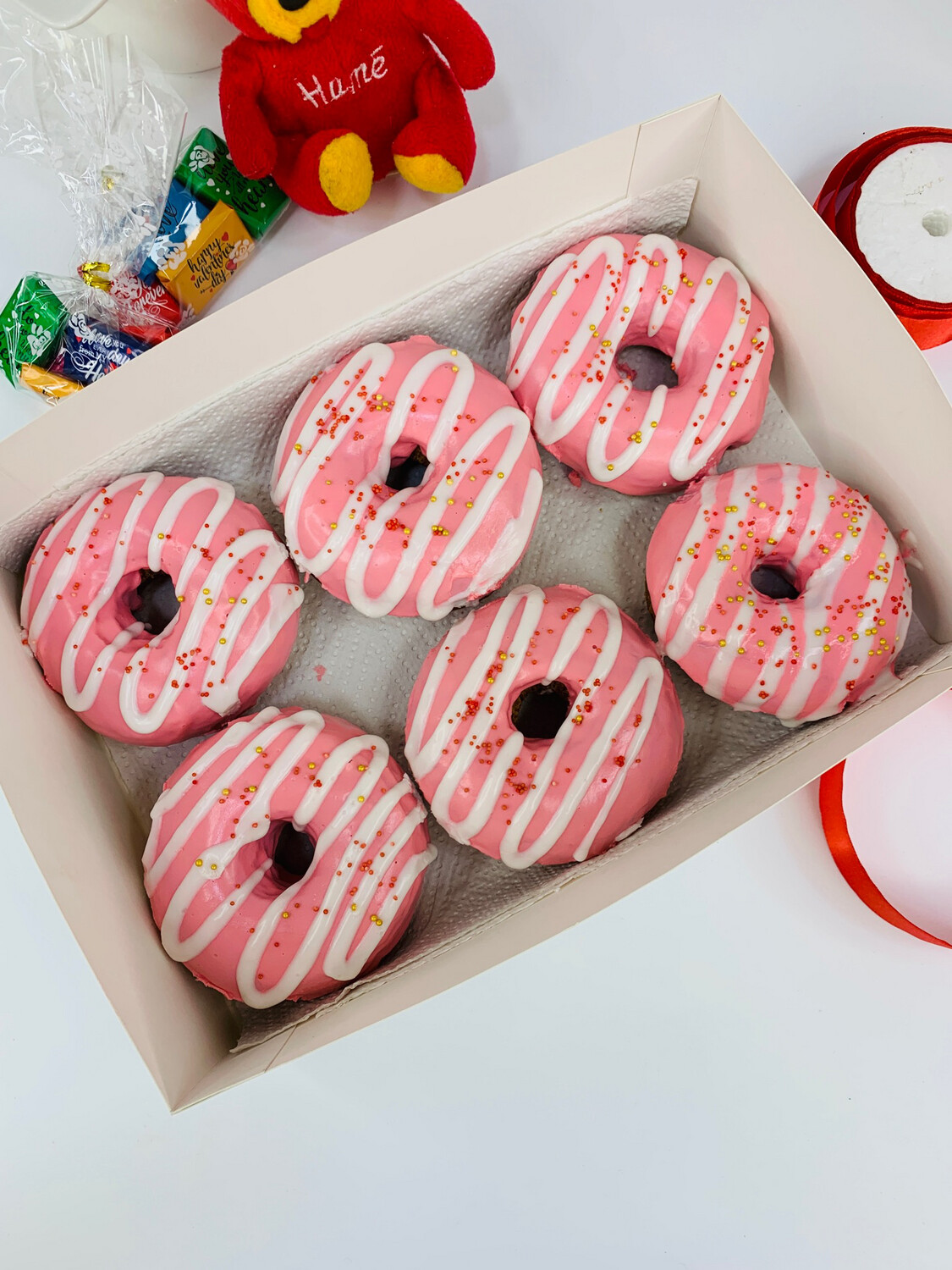 GLAZED DOUGHNUTS BOX OF 6