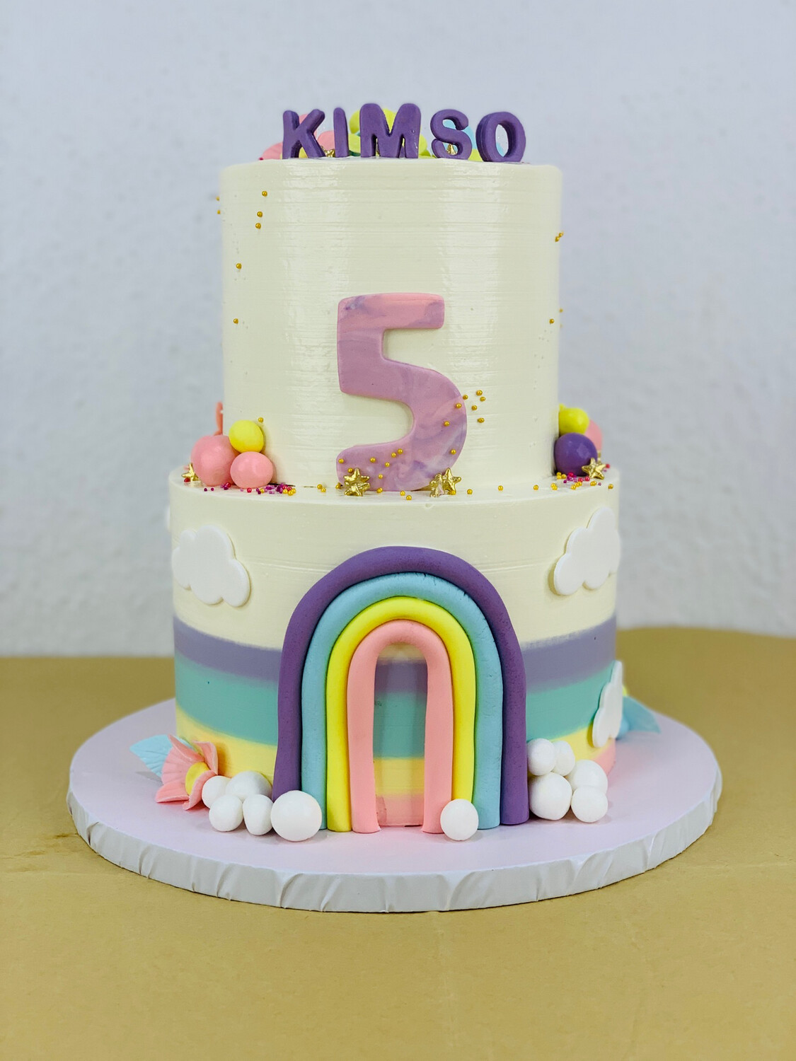 RAINBOW THEMED CAKE