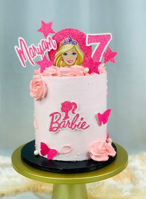 BARBIE THEMED CAKE