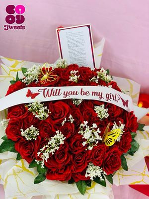 FLOWERS AND GIFT BOX PACKAGE