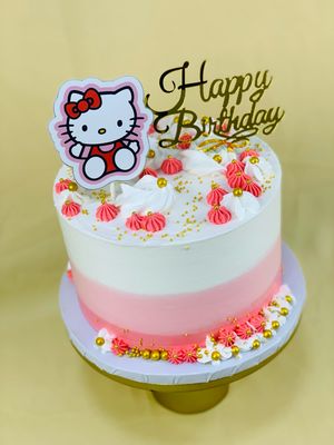Hello Kitty Themed Cake
