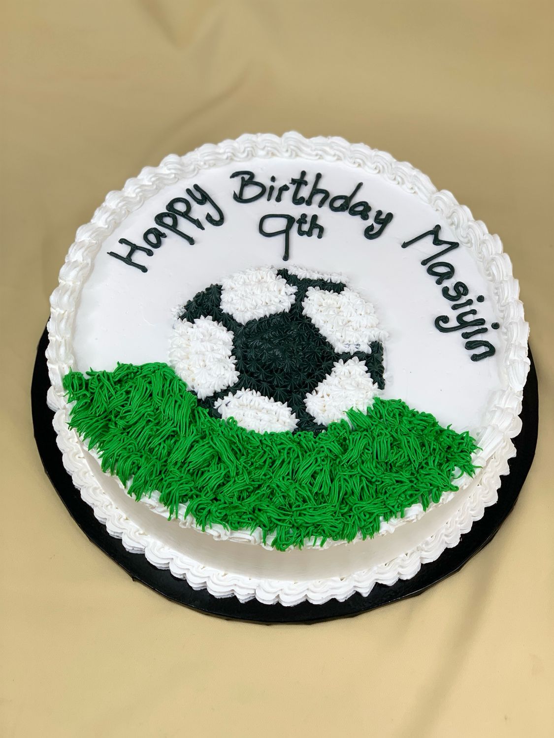 Soccer Themed Cake