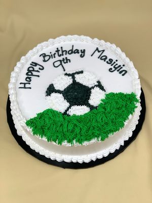 Soccer Themed Cake