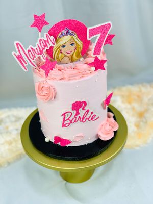 BARBIE THEMED CAKE