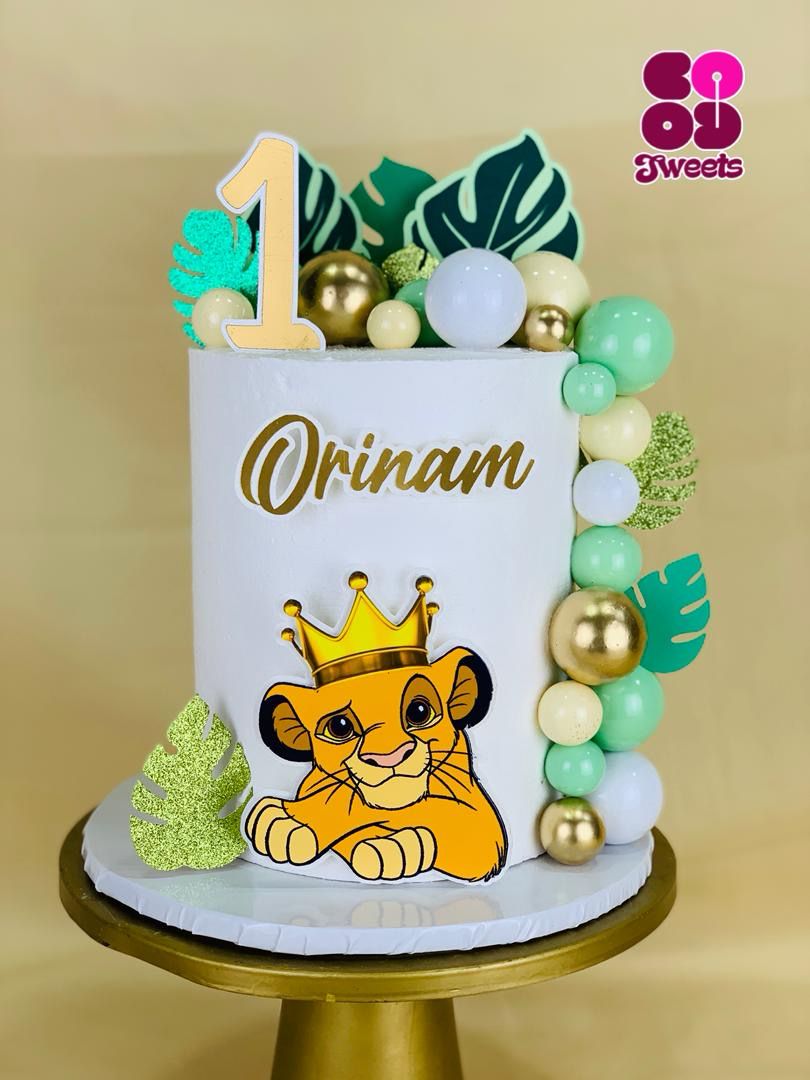 Lion King Themed Cake