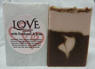 LOVE Soap~Patchouli & Rose