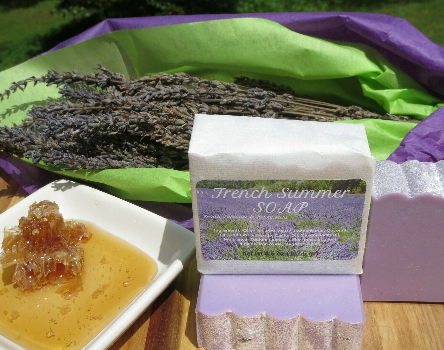 French Lavender & Honey Soap