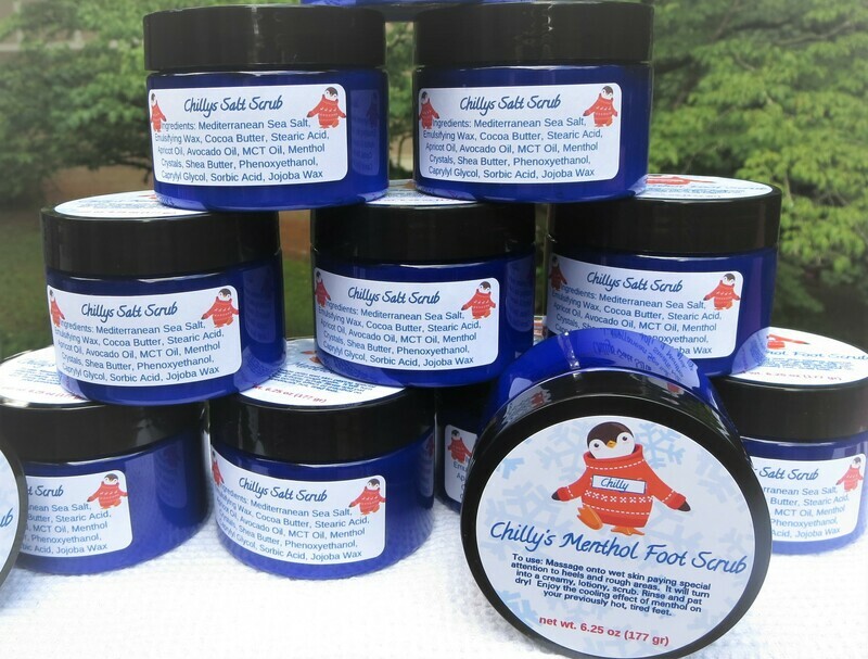 Chilly's Menthol Salt Scrub