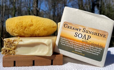 Creamy Sunshine Soap ~ Vegan