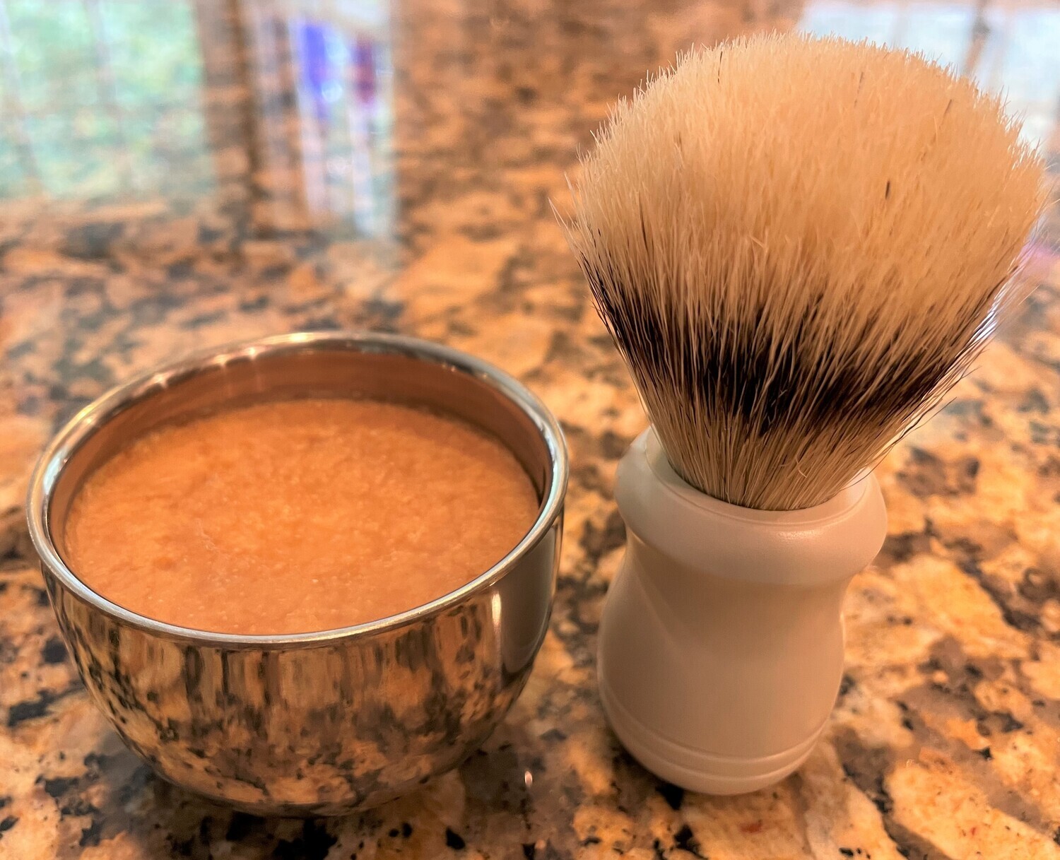 Shaving Foam Soap & Brush