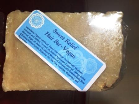 Sweet Relief Hair Bar~Vegan
