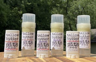 tallow PITS all natural deodorant! TRIAL size