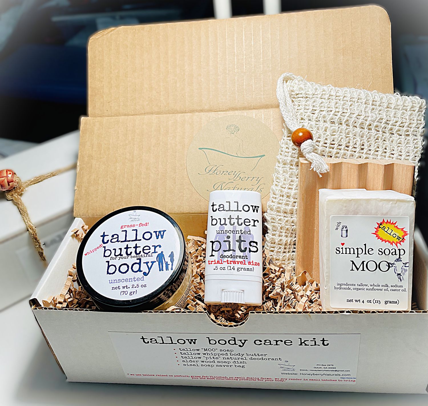 tallow body care kit