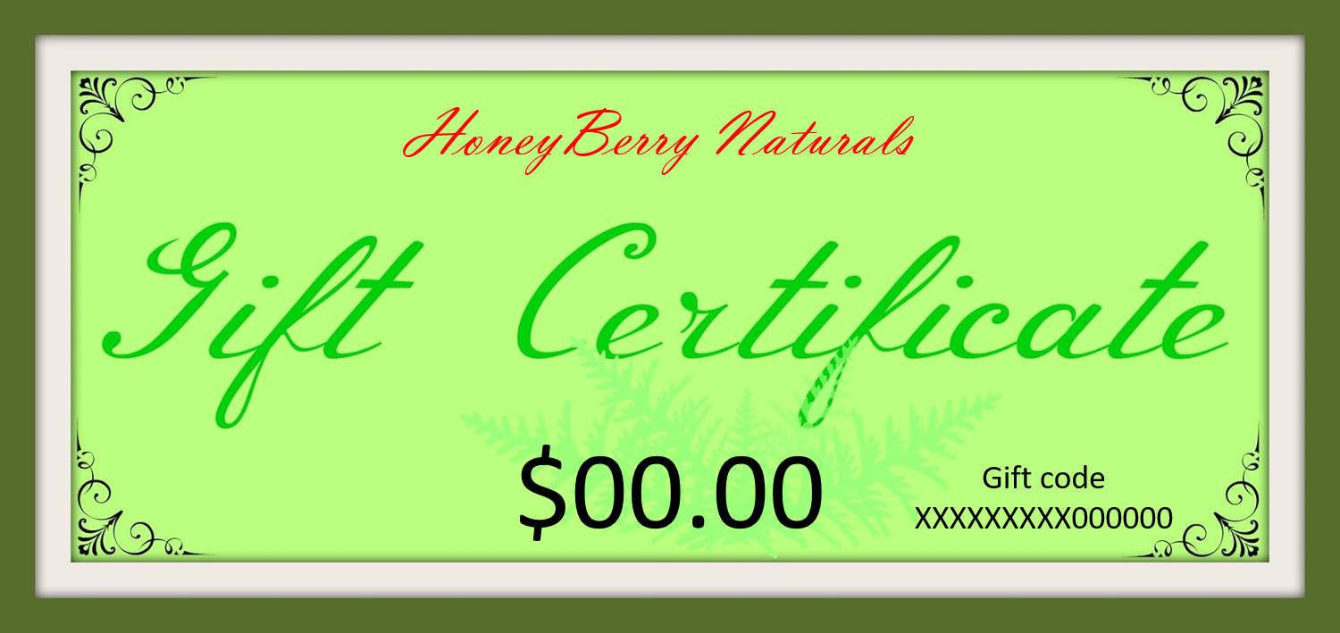 Gift Certificate $25-$100