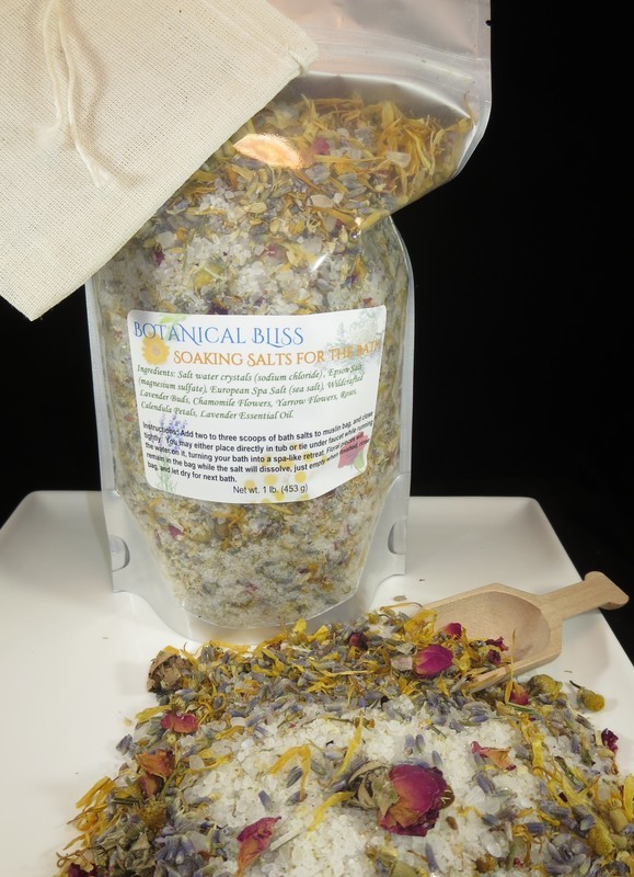 Botanical Bliss~Soaking Salts for the Bath