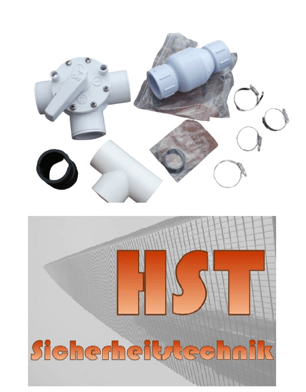 HST Drei-Wege Ventil Poolheizung; Bypass Steuerventil für Poolheizung; Solarheizung; Solarkollektor; Solarmatte Panel
