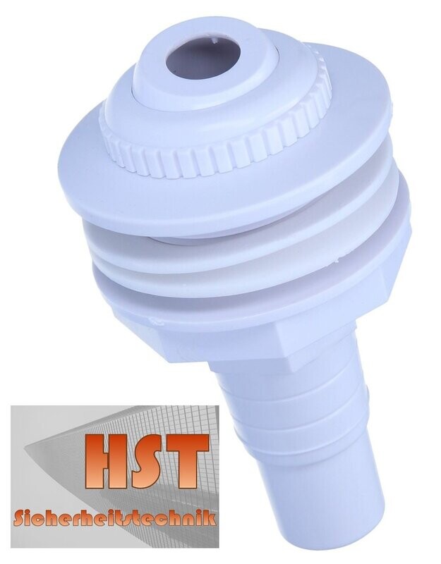 HST Einlaufdüse Pool 32/38 mm Schlauchanschluss - Einströmdüse; Rücklaufdüse; Schwimmbad; Düse mit Kugelgelenk