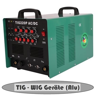 TIG - WIG Geräte (auch für Aluminium - AC/DC)