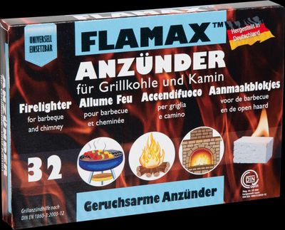 HST Flamax geruchsarme Kaminanzünder Ofen Grill Feuer Kohlen Anzündwürfel 768 St HST Flamax geruchsarme Kaminanzünder Ofen Grill Feuer Kohlen Anzündwürfel 768 St
