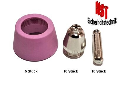 HST Verschleißteile Set 25 oder 50 Teile für Plasmaschneider AG 60 /SG55 Schneidzubehör HST Verschleißteile Set 25 oder 50 Teile für Plasmaschneider AG 60 /SG55 Schneidzubehör