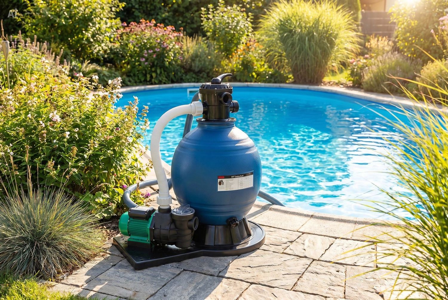 HST Sandfilter Leis selbstansaugend 12000 L/Std Filterleistung Poolfilter Komplettset mit Transportwagen - Filter; Filteranlage; Schwimmbad HST Sandfilter Leis selbstansaugend 12000 L/Std Filterleistung Poolfilter Komplettset mit Transportwagen - Filter; Filteranlage; Schwimmbad