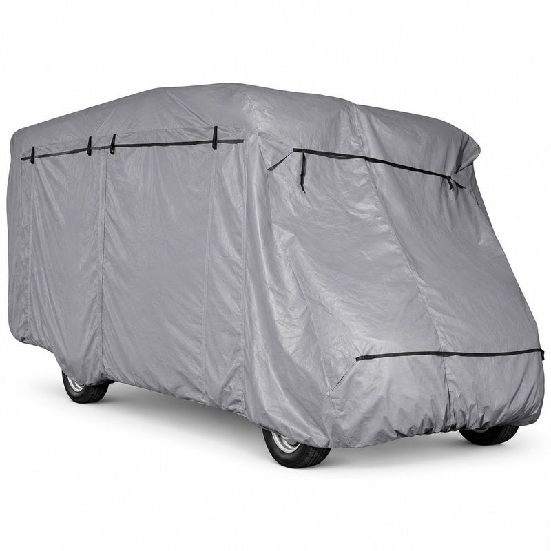 HST Wohnmobil Schutzhülle 610x235x275cm – Atmungsaktive Abdeckplane & Wintergarage Schutzhaube