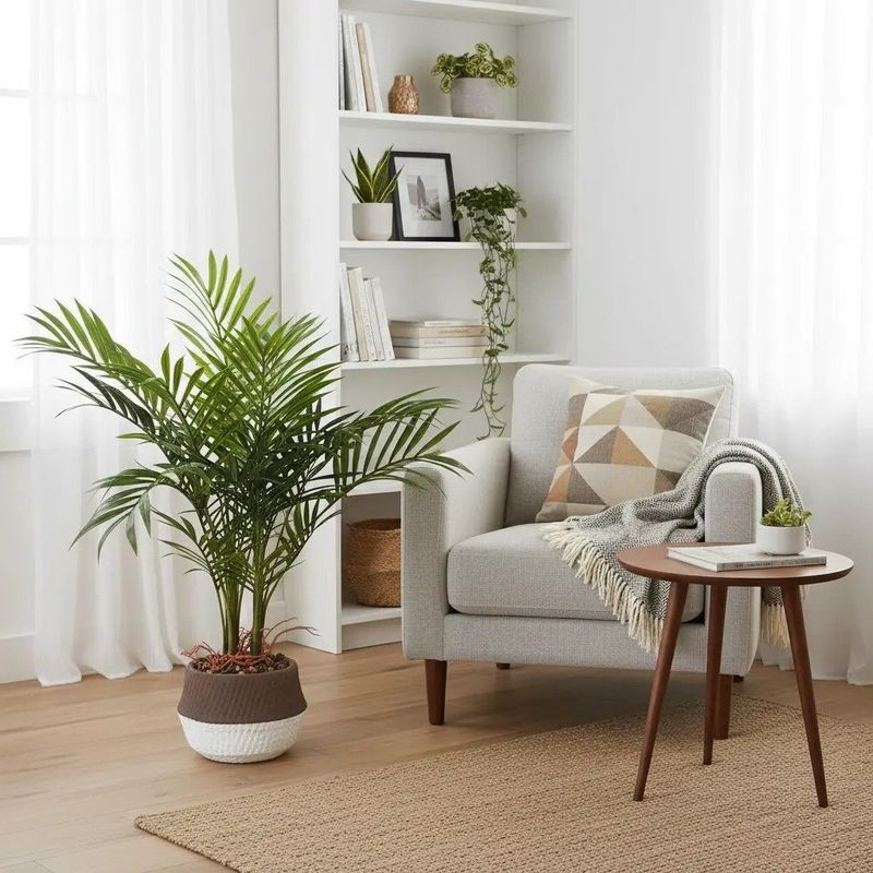 HST Kunstpflanze Mexikanische Bergpalme im Topf 65 cm täuschend echt, pflegeleicht, formbare Blätter – Kunstpalme Kunstblume Kunstbaum für Wohnzimmer Büro Schlafzimmer, Textilgewebe/PVC, Topf Ø 15 cm