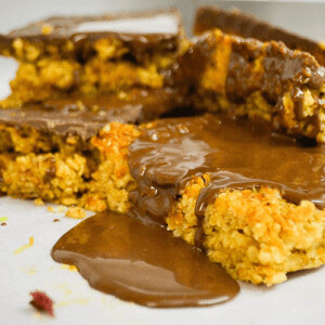Chocolate Flapjack Tray Bake