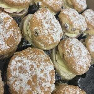 Cream Scones With Jam - EACH