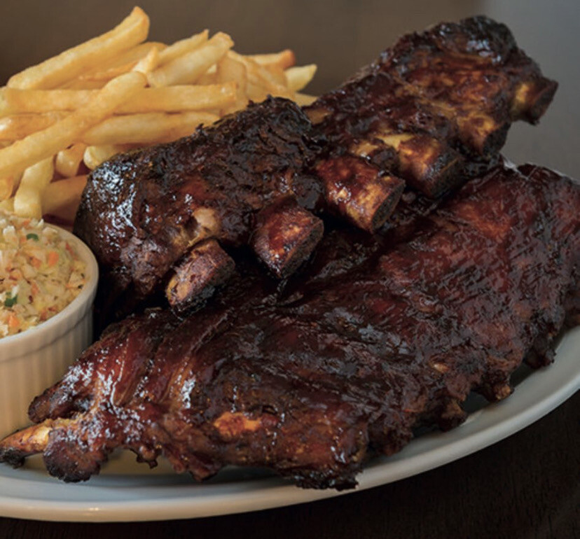 2 full Racks Bbq Ribs