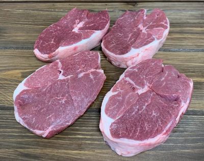 4 x Plain Lamb Steaks