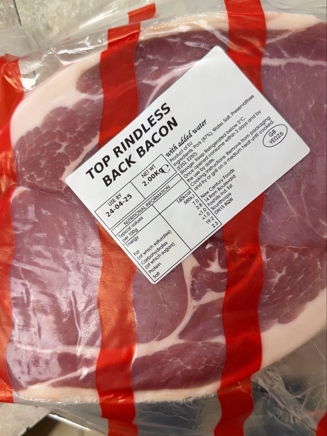 TOP RINDLESS BACON
