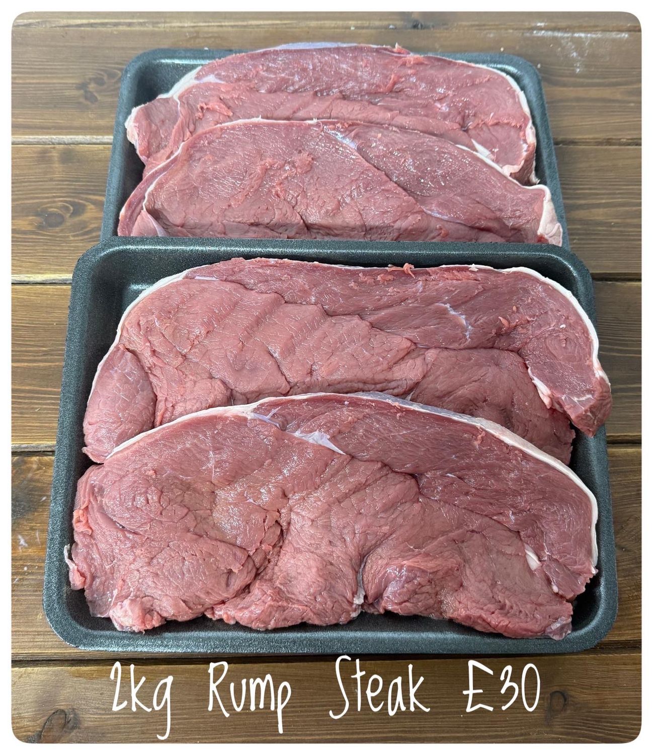 2kg Rump Steaks